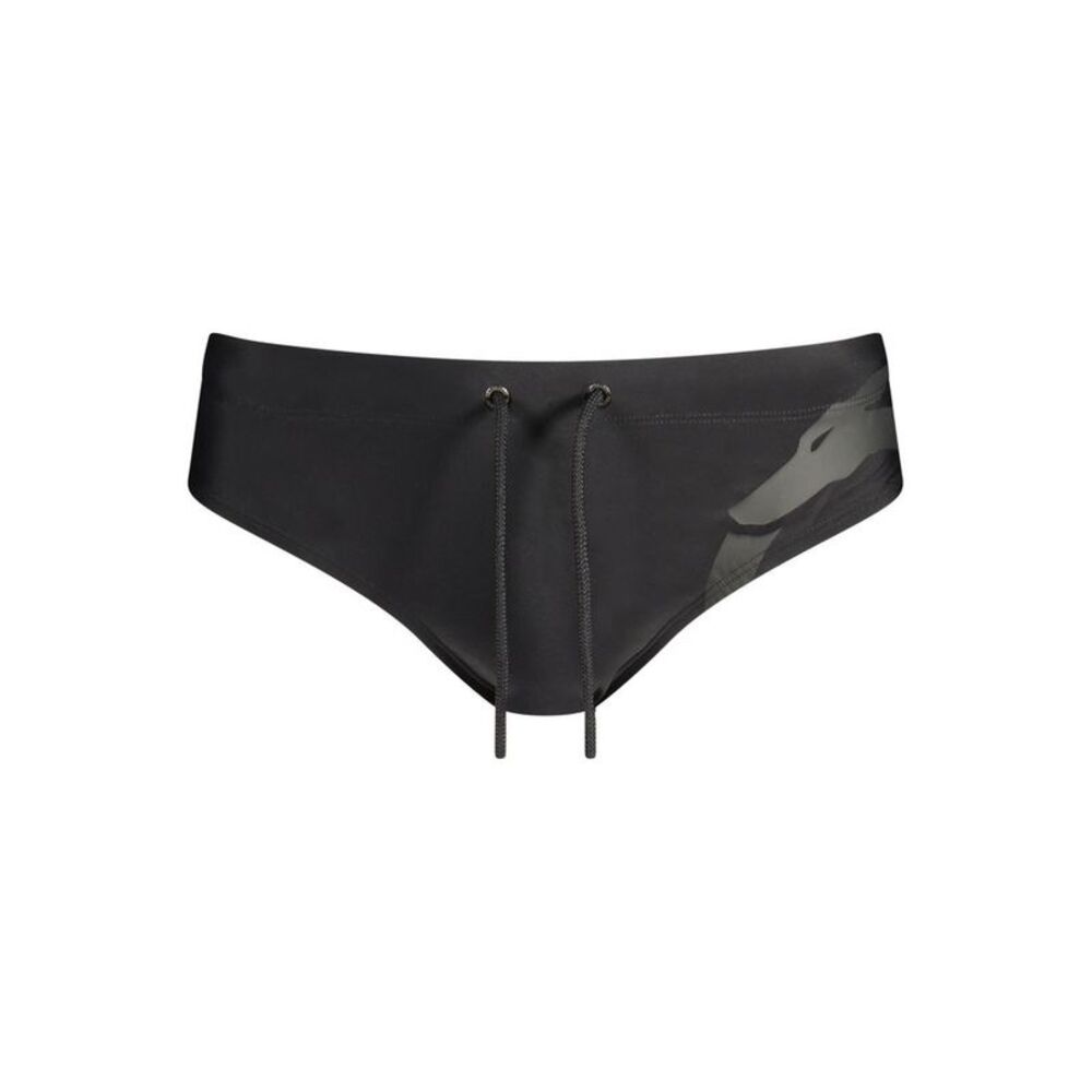 Trussardi Black Elastane Swim Men's Briefs